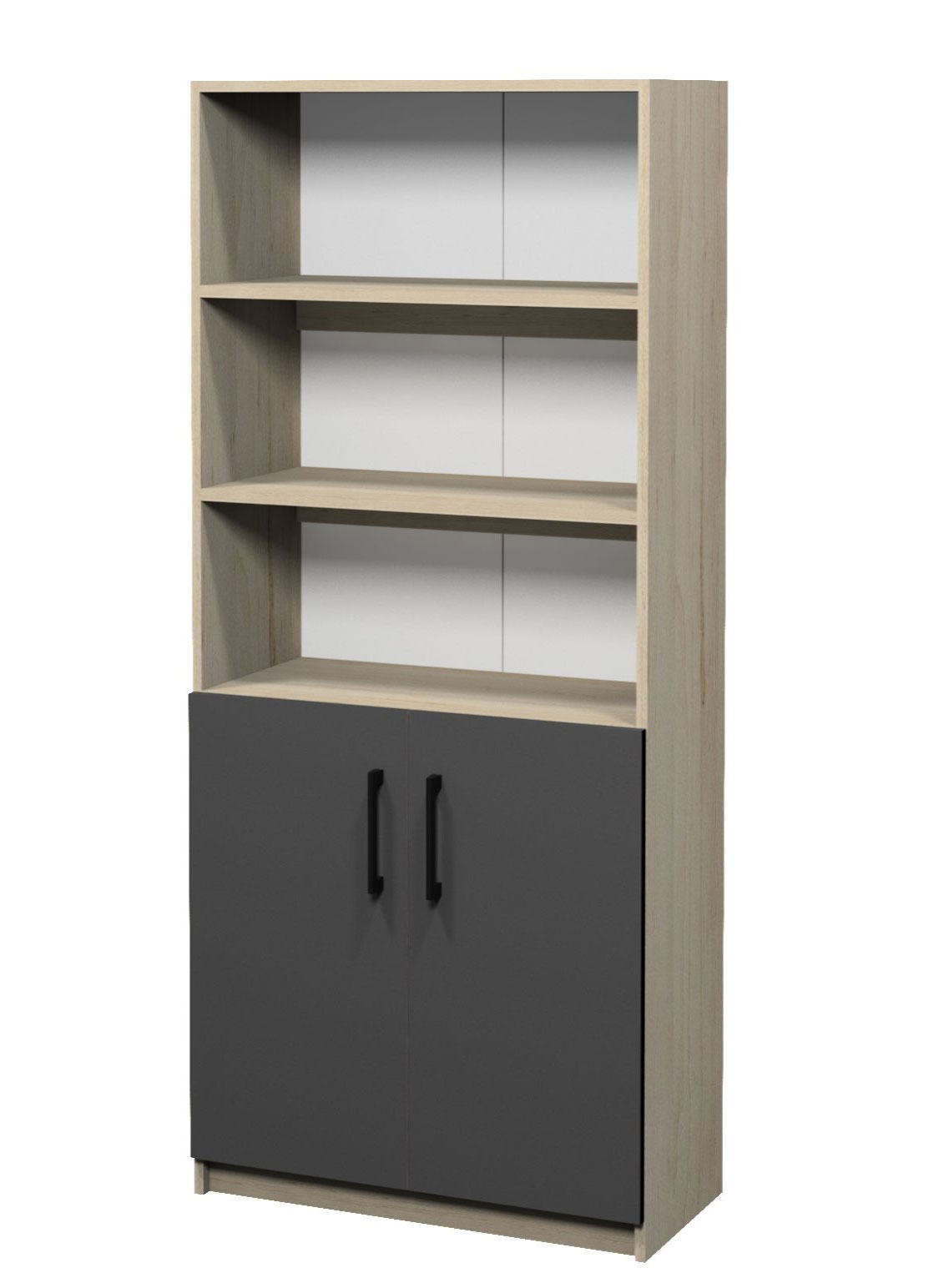 Шафа напівзакрита з полицями ("ЛЕОНТЕК") (7804)